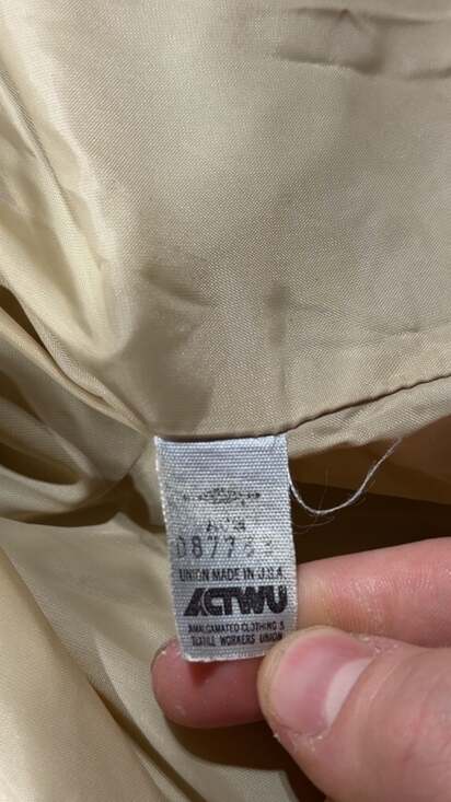 Vintage 80’s London Fog Maincoats Double Breasted Trench Coat with Belt Size 8 P - Picture 5 of 7